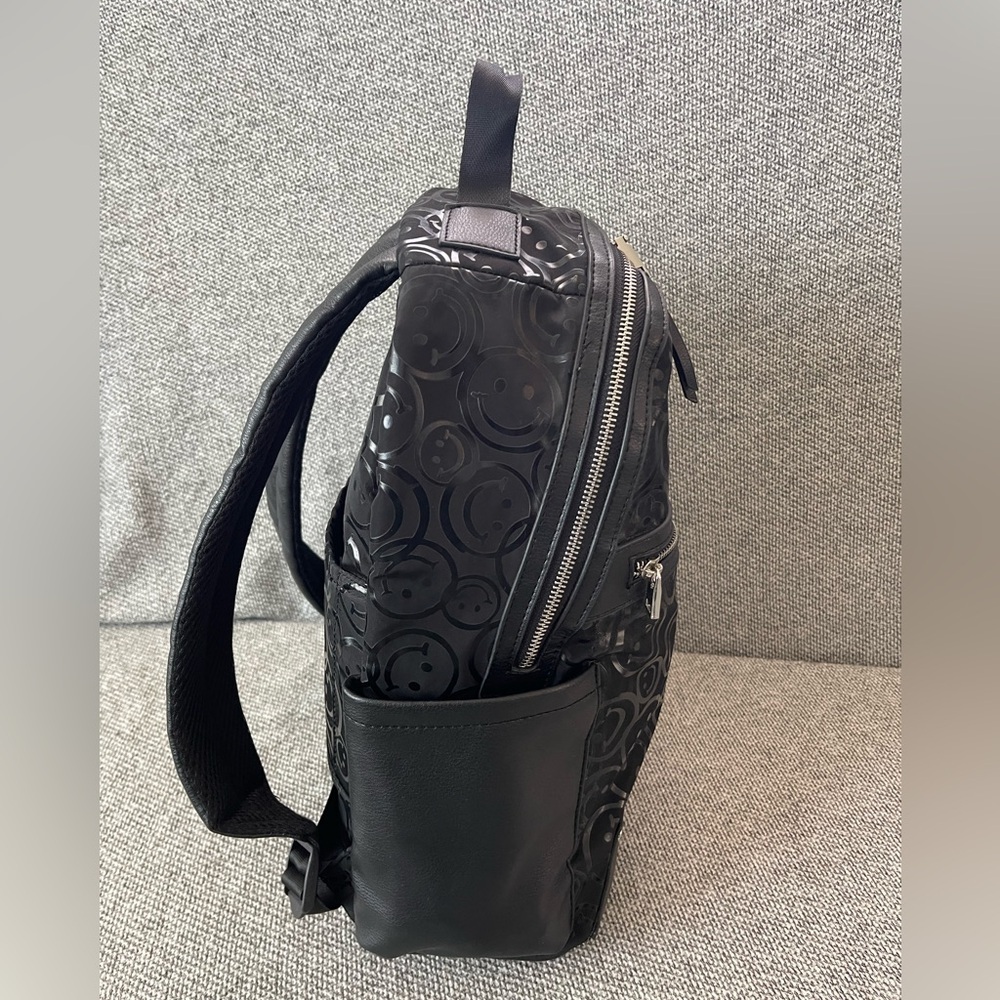 Steve Madden Black Embossed Backpack - Picture 14 of 16